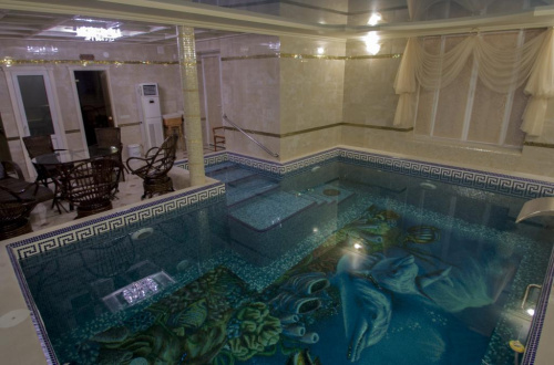 Дом в Марьино с сауной и тёплым бассейном, Симферополь - фото